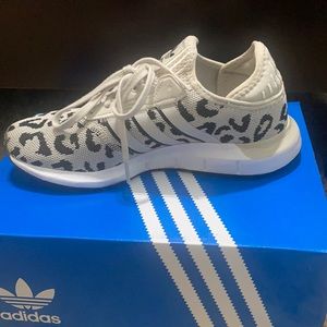 Cheetah Adidas Swift Run shoes